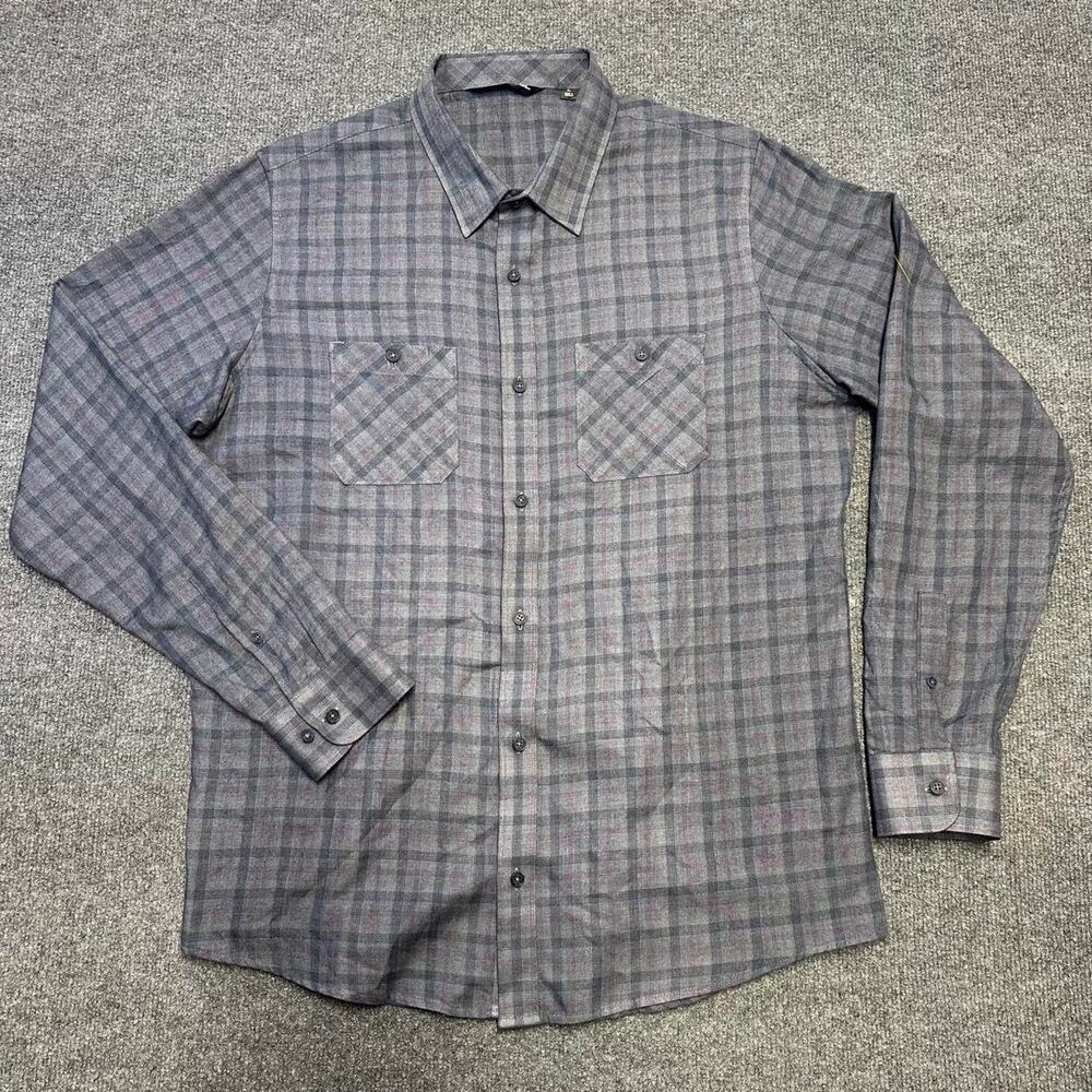 Travis Mathew Men’s Cloud Cotton Flannel Soft Long Sleeve Button Up Shirt XL